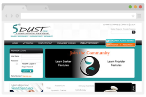 5thDust - Wordpress Web Application, Graphic Design, Multimedia Flash