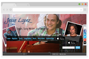 Jesse Lopez Music Site - Web Master/Digital Marketing 2014 - Present